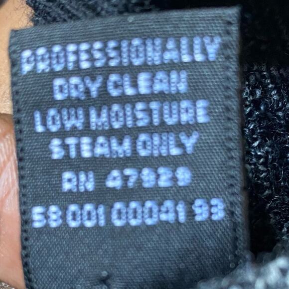 Neiman Marcus Black Diamond Argyle Knit Wool Crewneck Pullover Sweater Size L - Picture 6 of 6